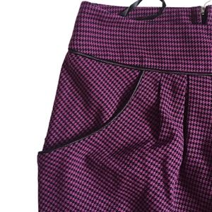 Purple Preppy Mini Skirt - Size 8
